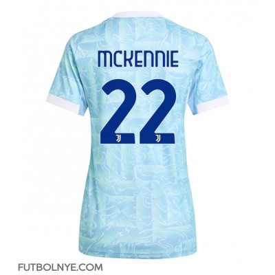 Camiseta Juventus Weston McKennie #22 Visitante Equipación para mujer 2025-26 manga corta Camiseta Juventus Weston McKennie #22 Visitante Equipación para mujer 2025-26 manga corta